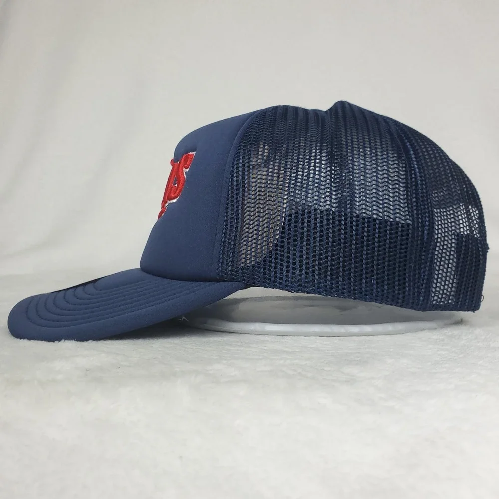Minnesota Twins Mitchell & Ness MLB Foam Trucker Hat Cap‎ 3D Logo Navy NWT